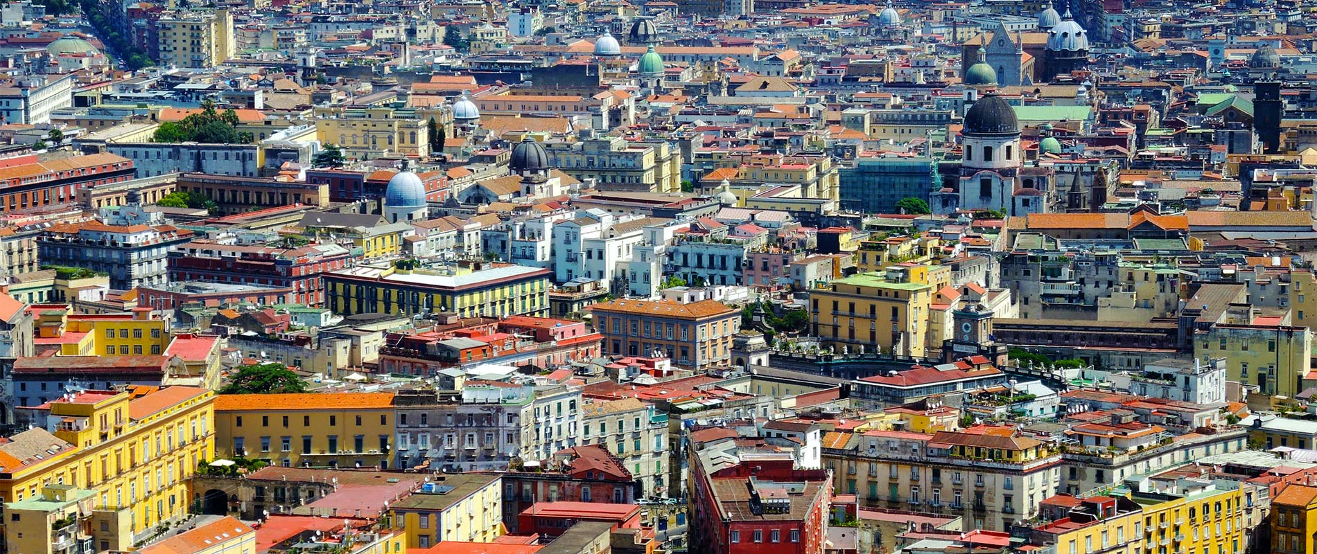 Vista dall'alto del Centro Storico di Napoli